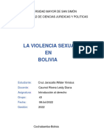 GR 43 - Violencia Sexual en Bolivia - Cruz Jaracalla Wilder Vinisius