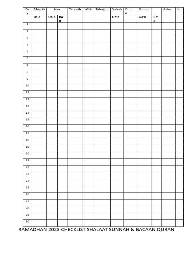 Amaliah Ramadhan Pdf