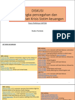 Raden Pardede - Kerangka Pencegahan Dan Penanganan Krisis Sistem Keuangan