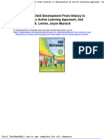 Test Bank For Child Development From Infancy To Adolescence An Active Learning Approach 2nd Edition Laura e Levine Joyce Munsch