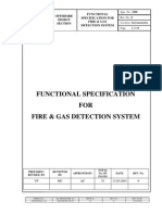 Offshore Fire & Gas Detection System Functional Specification