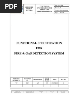 Fire and Gas Detection System Design | PDF | Smoke | Fires
