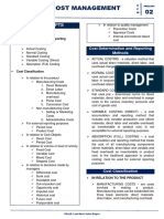 SCM - PRELIMS C02 - Additional Cost Concept and Classifications