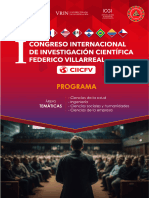 I Congreso Internacional de Investigación Científica de La UNFV