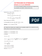 Solucion a Los Problemas de Optimizacion