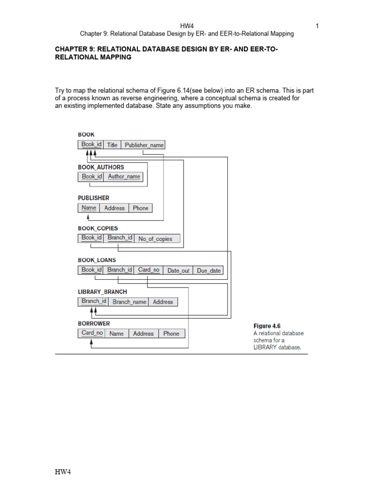 ER to Relational Mapping Guide | PDF