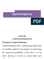 Capital Budgeting FM