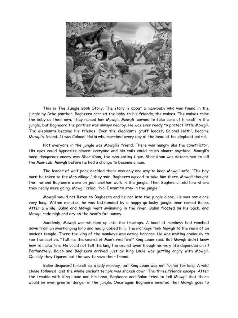 What Is The Story Of Jungle Book