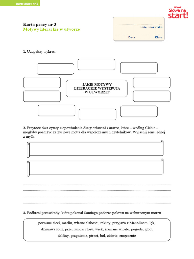 Stary Czlowiek I Morze Lektura Pdf