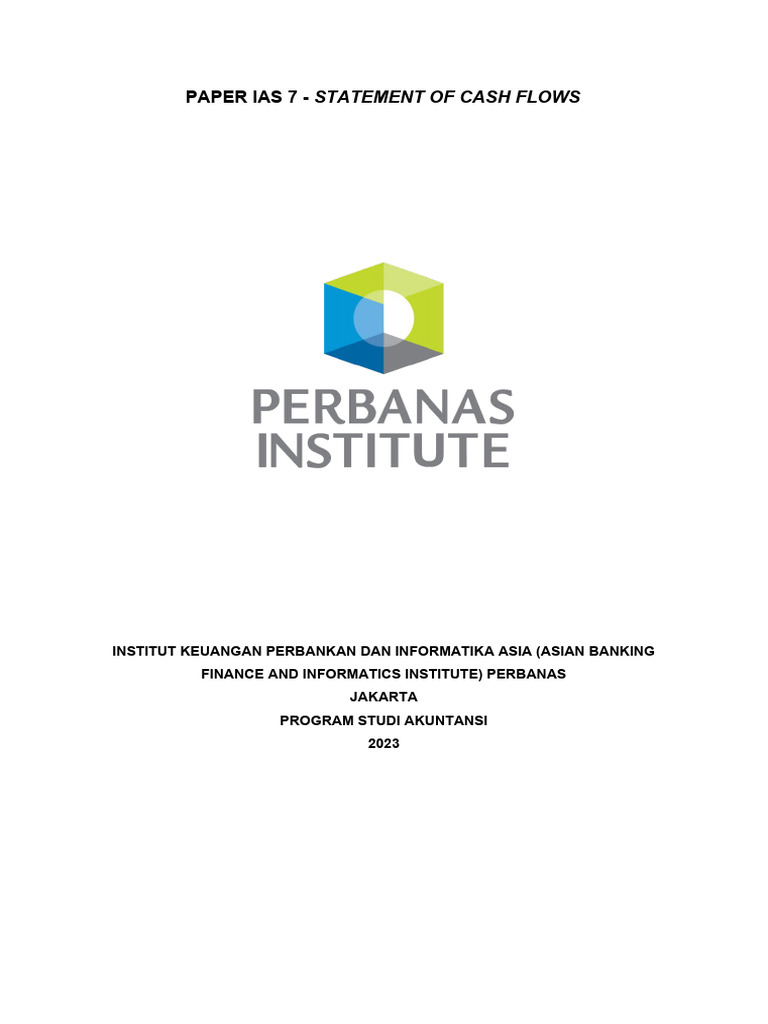 Ias 7 Pdf , IAS 7 — Statement of Cash Flows – UTVRT