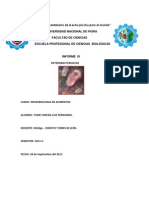Microbiologia de Alimentos Informe 01 UNIVERSIDAD NACIONAL de PIURA