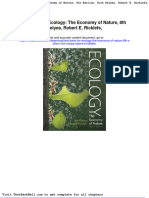 Test Bank For Ecology The Economy of Nature 8th Edition Rick Relyea Robert e Ricklefs