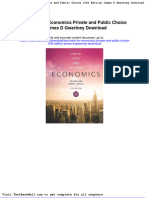 Test Bank For Economics Private and Public Choice 15th Edition James D Gwartney Download