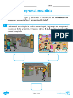 Programul Meu La Gradinita - Fisa de Activitate