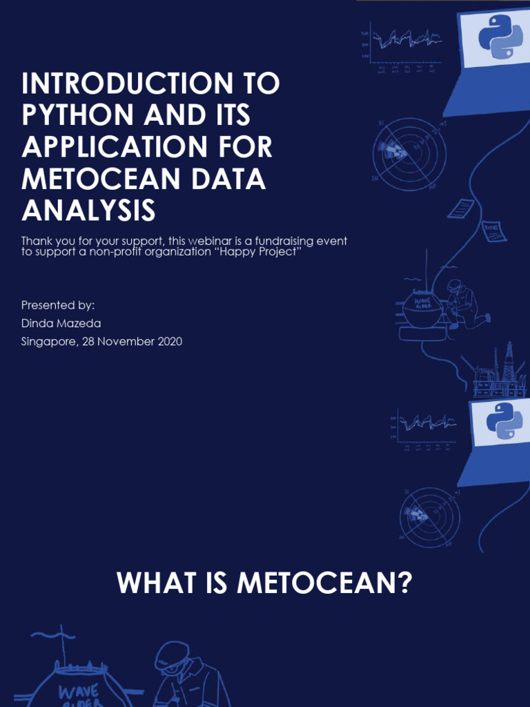 Presentation Intro To Python and Metocean Data Analysis | PDF | Python ...