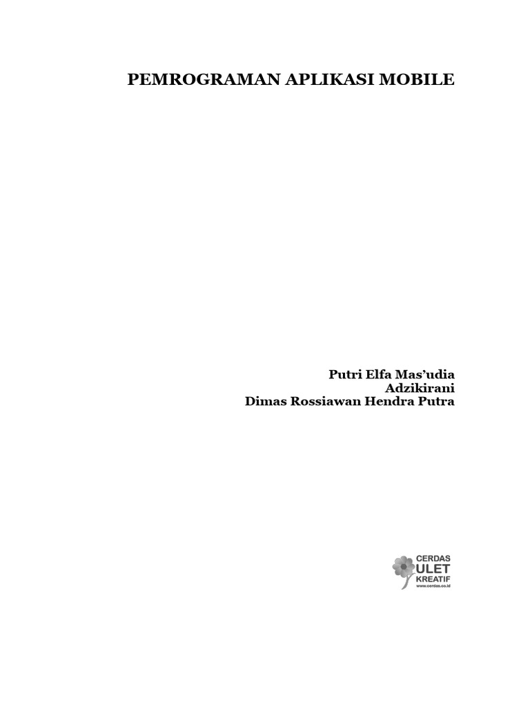 Pemrograman Aplikasi Mobile Putri Elfa E | PDF