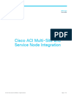 Cisco ACI Multi-Site and Service Node Integration