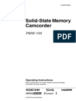 Solid-State Memory Camcorder: Operating Instructions