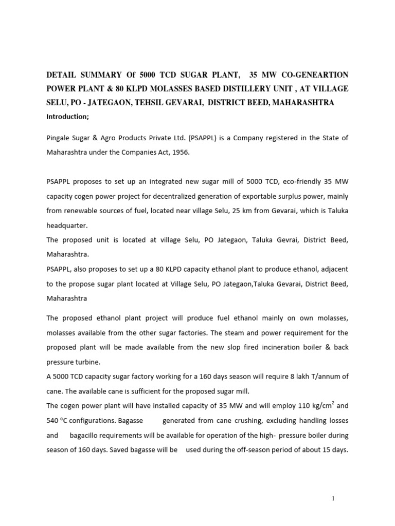 sugar-plant-details-5000-tcd-pdf-sugarcane-cogeneration