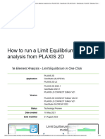How To Run A Limit Equilibrium Method Analysis From PLAXIS 2D - GeoStudio - PLAXIS Wiki - GeoStudio - PLAXIS - Bentley Communities