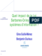 20041210pres SarbanesOxleyAct Et Implication Du SI Gina Gulla Menez Benjamin Durieux