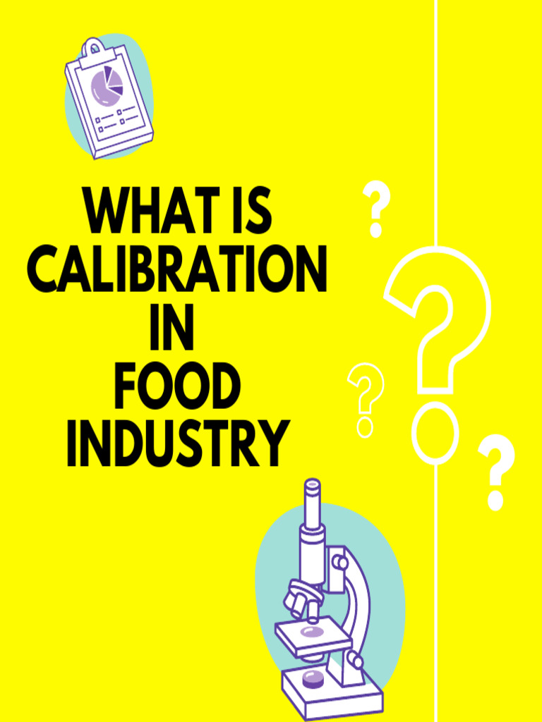 Calibration in Food Industry PDF Calibration Accuracy And Precision