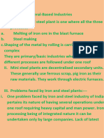 Mineral-Based Industries