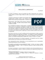 Violación, La Denuncia - E Giberti