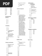 CSC Answer Key