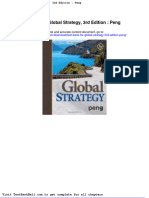 Test Bank For Global Strategy 3rd Edition Peng