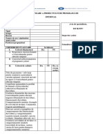 Fișa de Avizare A Proiectului de Programă de Opțional-1