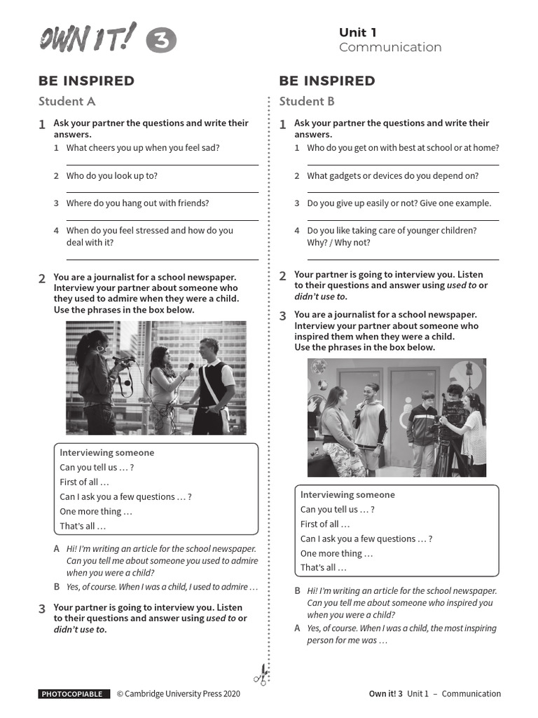 Communication Unit1 Without Answers | PDF | Human Communication