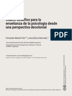 Poó Ostrovsky (2022) - Cuatro Desafíos para La Enseñanza de La Psicología Desde Una Perspectiva Decolonial