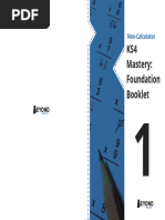 (Booklet) KS4 Mastery Foundation 1 - Questions