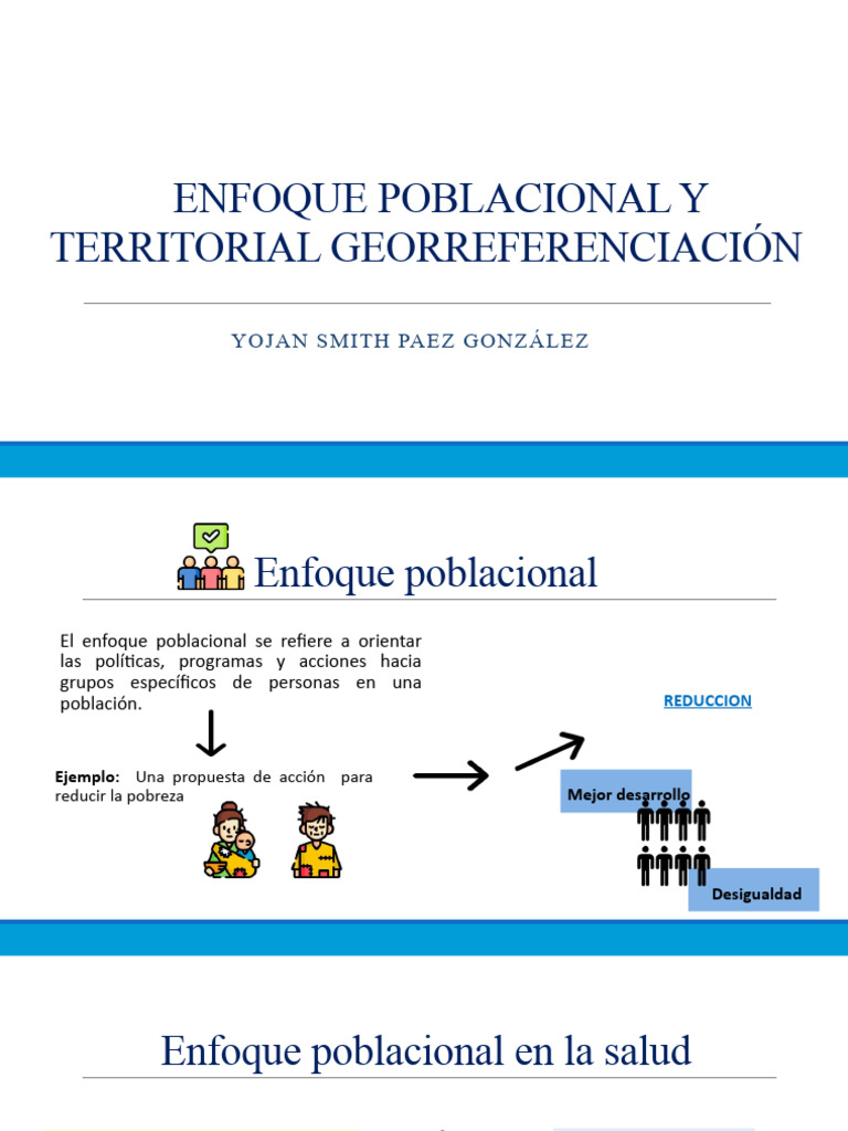 Enfoque Poblacional y Territorial en Salud | PDF | Salud pública ...