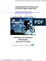 Test Bank For Integrated Business Processes With Erp Systems by Simha R Magal Jeffrey Word