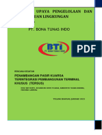 UKL UPL Tambang Pasir Terintegrasi Tersus PT BTI