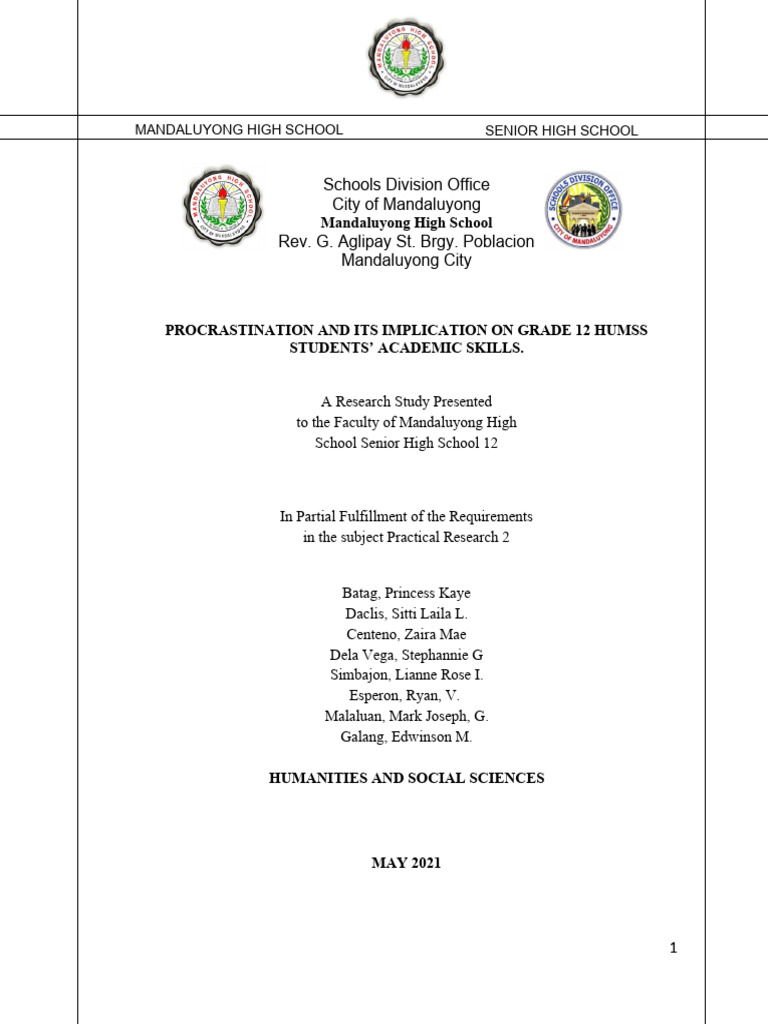 12 Humss A Chapter 1 5 Group 5 | PDF