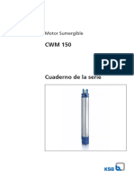 Motor Sumergible CWM-150 - Cuaderno de La Serie KSB