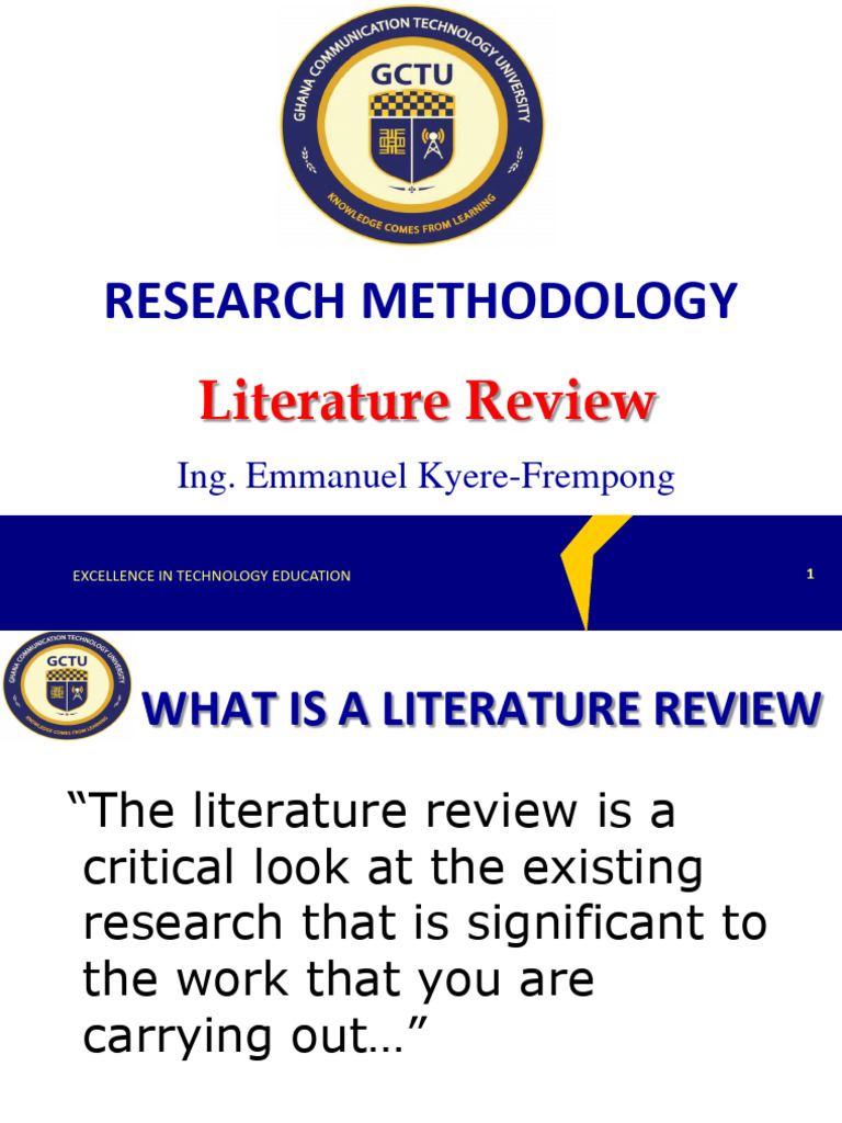 Literature Review in Research Methodology | PDF | Intelligence ...