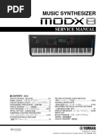 YAMAHA MODX8 取説、電源、CUBASE AI付き ケースは付きません Service Manual MODX8 | PDF | Equalization (Audio) | Usb
