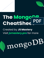 MongoDB CheatSheet