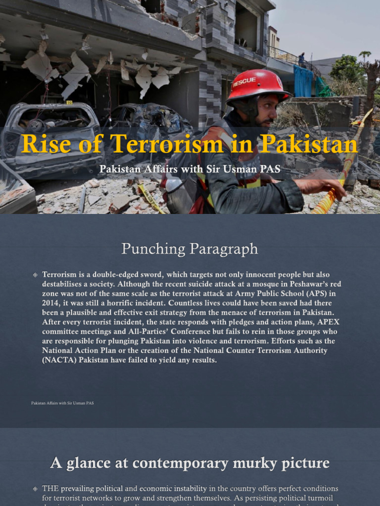 Rise of Terrorism in Pakistan | PDF | Afghanistan | Pakistan