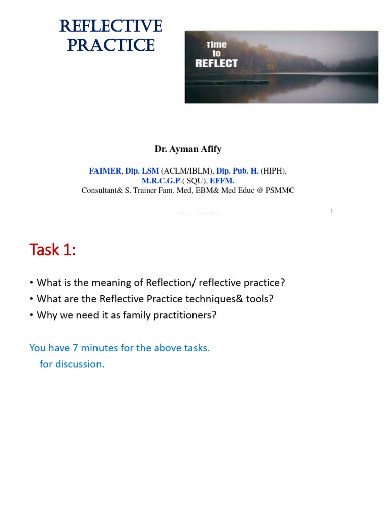 Reflective Practice | PDF