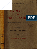 Lexa, FR - La Magie Dans L'egypte Antique Vol 2 Les Textes Magiques (1925) LR