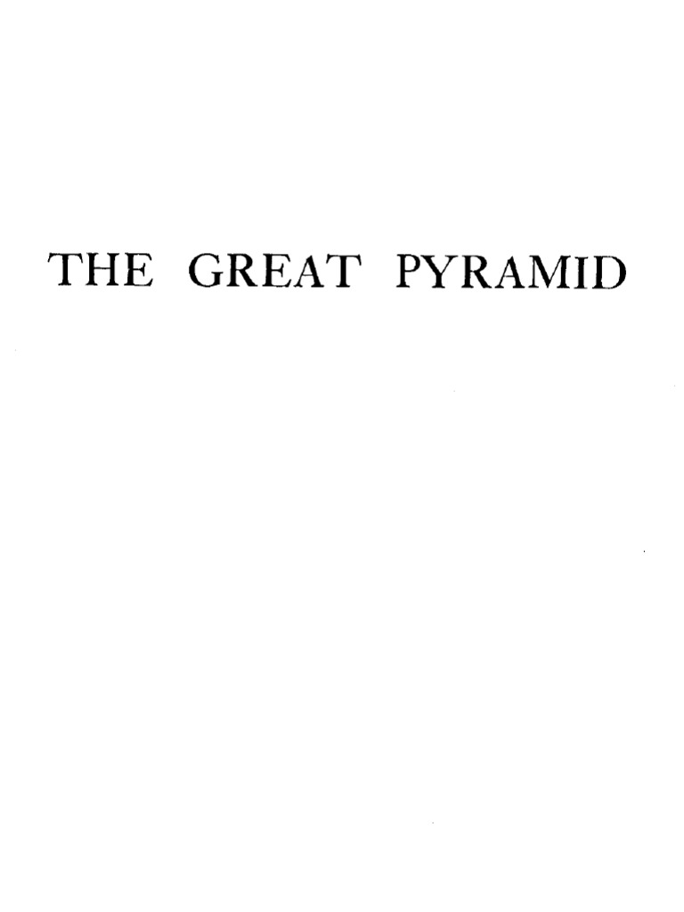 Adam Rutherford - The Great Pyramid (1942) | PDF | Science | Teaching ...