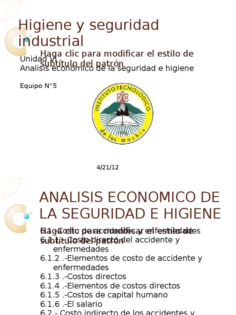 Higiene y Seguridad Industrial | PDF | Negocios | Tecnología