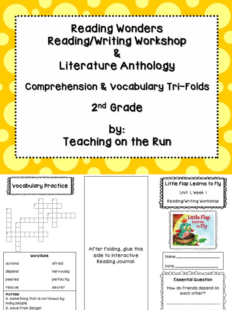 Reading Wonders Reading/Writing & Literature Anthology PDF