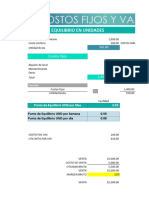 Costos Fijos y Variables