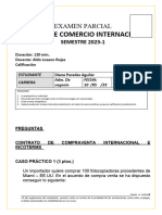 Examen Parcial 2023 1 Derecho de Comercio Internacional